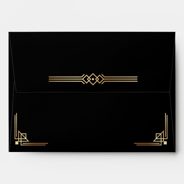 Elegant Envelopes with Customisable Return Address (Back (Top Flap))