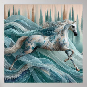 Elegant Equine, Horse, Poster, Wall Art