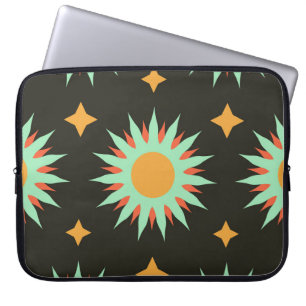Elegant esoteric shapes seamless pattern art. alch laptop sleeve