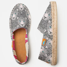 Elegant Espadrilles with Bold Leopard Pattern