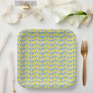 Elegant Esrog Paper Plate