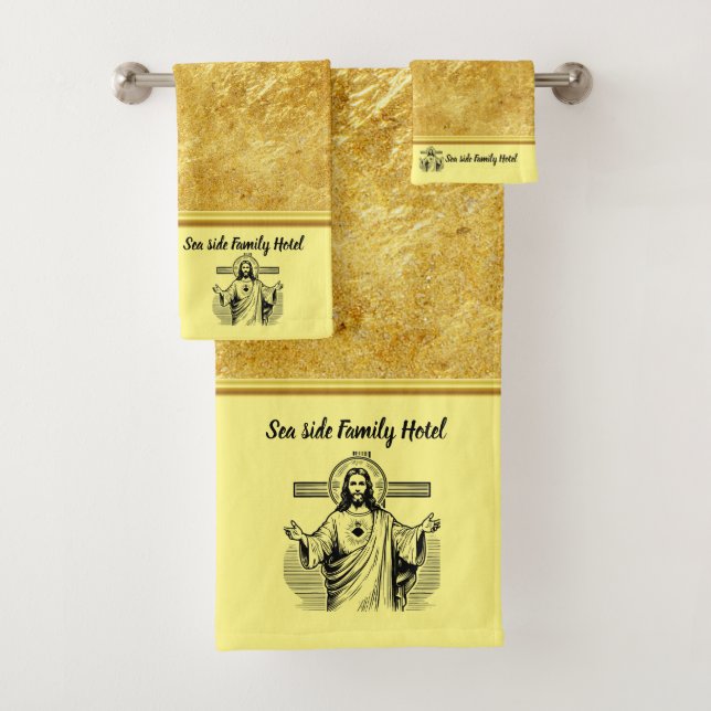 Elegant Essentials for Seaside Family Hotel Bath Towel Set (Insitu)