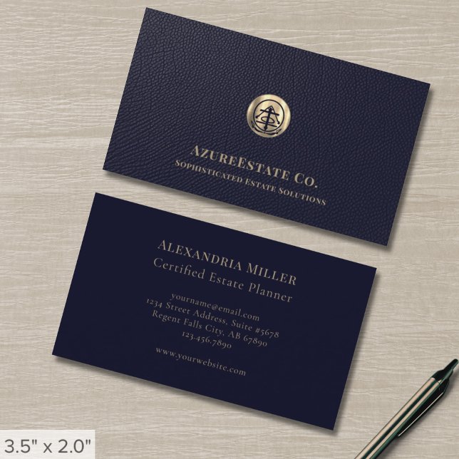 Elegant Estate Planning Business Cards (Creator Uploaded)