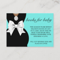 Elegant Ethnic Glam Tiffany Books for Baby Shower