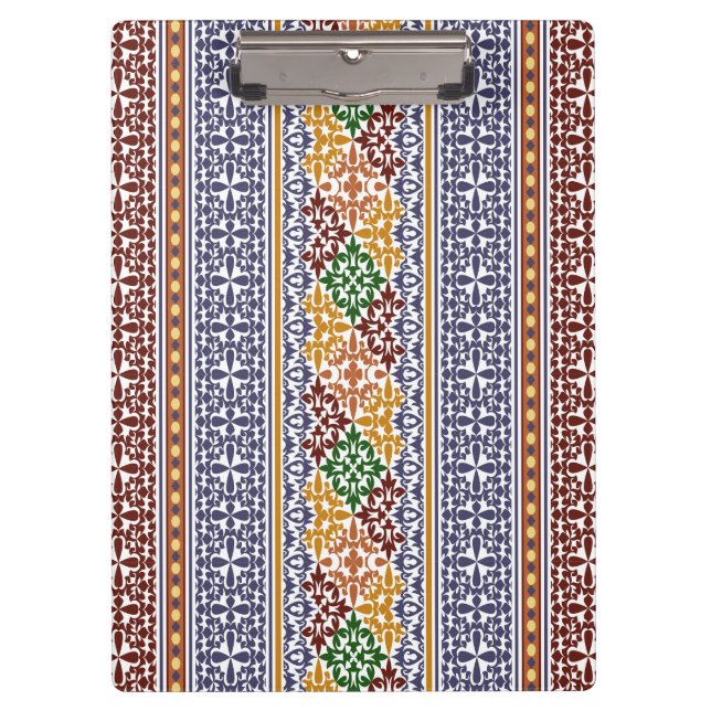 elegant ethnic pattern   clipboard (Front)