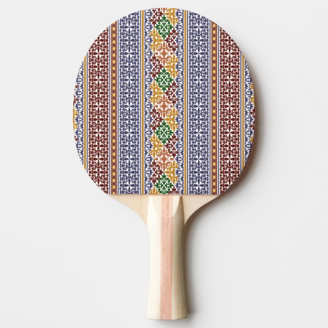 elegant ethnic pattern  ping pong paddle (Front)