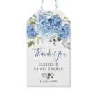 Elegant Eucalyptus Blue Hydrangea Favour Thank You