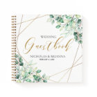 Elegant Eucalyptus Botanical Wedding Guestbook