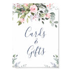Elegant Eucalyptus Cards and Gifts Wedding Sign