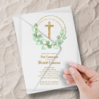 Elegant Eucalyptus First Communion