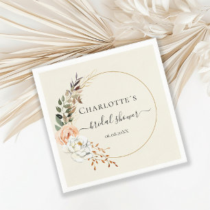 Elegant Eucalyptus Flower Napkin