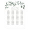 Elegant Eucalyptus Garden Wedding Seating Chart