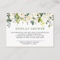 Elegant Eucalyptus Gift Bridal DISPLAY SHOWER