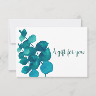 Elegant Eucalyptus Gift Certificate