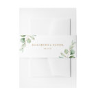 Elegant Eucalyptus Greenery Personalised Wedding