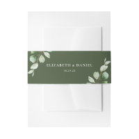 Elegant Eucalyptus Greenery Personalised Wedding