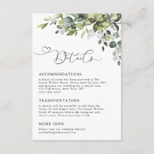 Elegant Eucalyptus Greenery Wedding Details