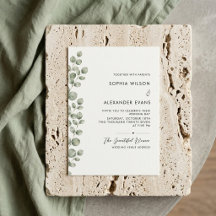 Elegant Eucalyptus Greenery Wedding |