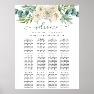 Elegant Eucalyptus Greenery Wedding Poster
