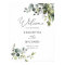 Elegant Eucalyptus Greenery Wedding Welcome Sign