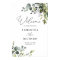 Elegant Eucalyptus Greenery Wedding Welcome Sign