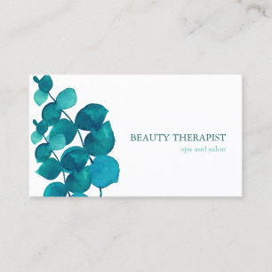 Elegant Eucalyptus Leaves Business Card