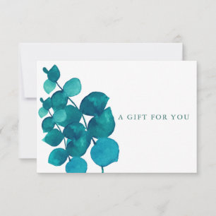 Elegant Eucalyptus Leaves Gift Certificate
