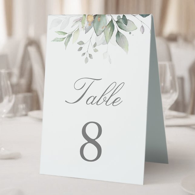 Elegant Eucalyptus Leaves Greenery Gold Wedding  (Creator Uploaded)