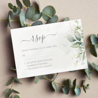 Elegant Eucalyptus Leaves Greenery Gold Wedding