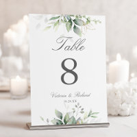 Elegant Eucalyptus Leaves Greenery Gold Wedding
