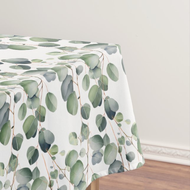 Elegant Eucalyptus Leaves Greenery Table Runner (In Situ)