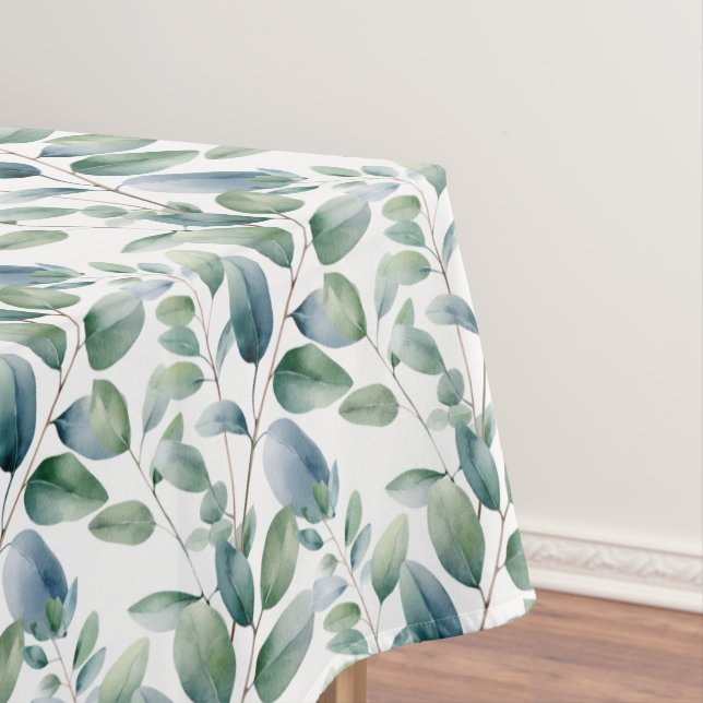 Elegant Eucalyptus Leaves Greenery Table Runner (In Situ)