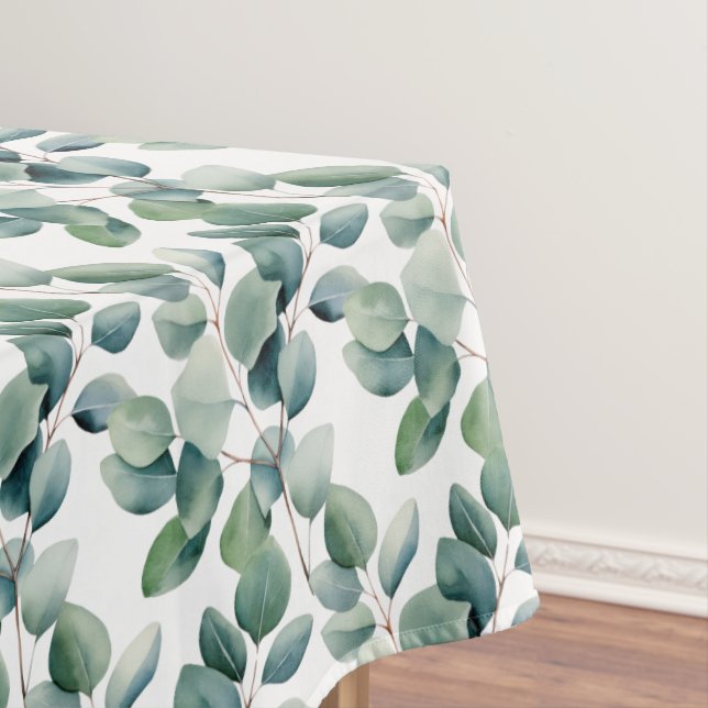 Elegant Eucalyptus Leaves Greenery Table Runner (In Situ)