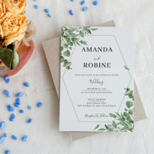Elegant Eucalyptus Leaves Wedding