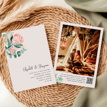 Elegant Eucalyptus Pampas Grass Protea Photo