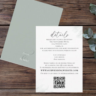 Elegant Eucalyptus Simple Website Script Details Enclosure Card