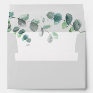 Elegant Eucalyptus Watercolor For 5x7 Card Envelope