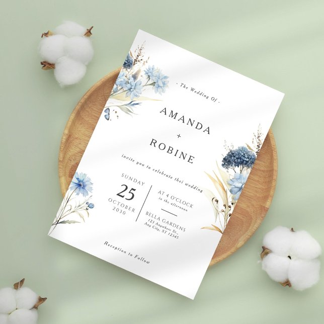 Elegant Eucalyptus Wedding Invitation (Creator Uploaded)