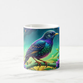 Elegant European Starling Mug Nature’s Iridescent