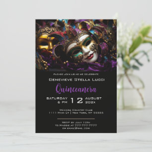 Elegant Evening Birthday Party Invitation