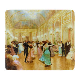 Elegant Evening (Dancing at the Palace Ball) Cutting Board