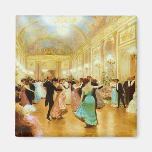 Elegant Evening (Dancing at the Palace Ball) Magnet
