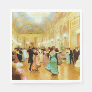 Elegant Evening (Dancing at the Palace Ball) Napkin