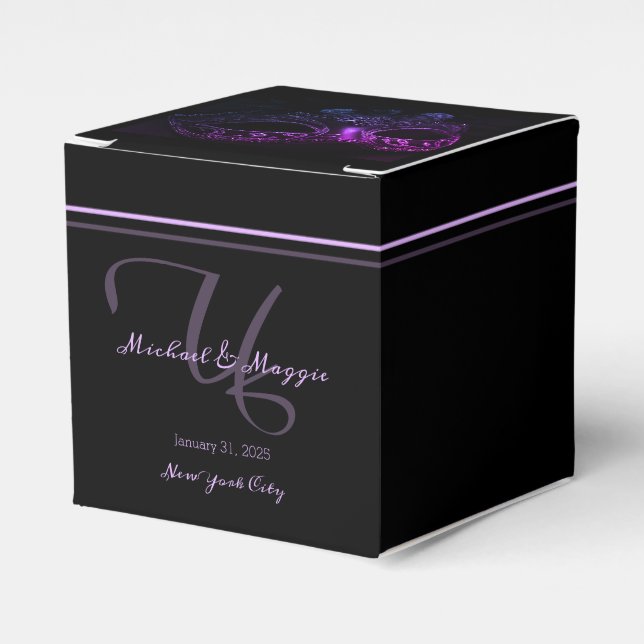Elegant Evening Favour Box (Front Side)
