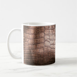 Elegant evening leather texture. coffee mug
