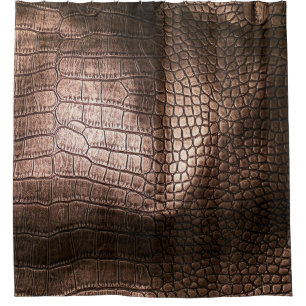 Elegant evening leather texture. shower curtain