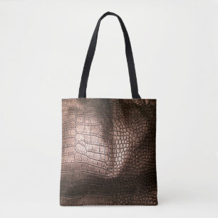 Elegant evening leather texture. tote bag