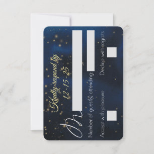 Elegant Evening RSVP Cards