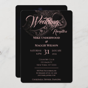 Elegant Evening Wedding Party Invitation