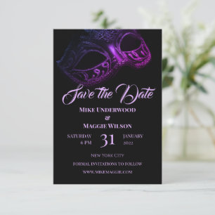 Elegant Evening Wedding Save The Date